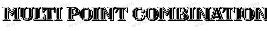 Multi point combination字体转换